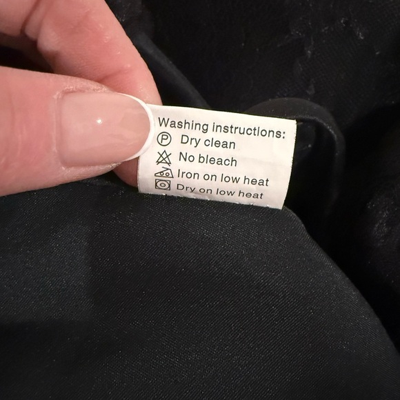 Black Wedding Dress / Evening Gown Size 6 NWT - Picture 4 of 13